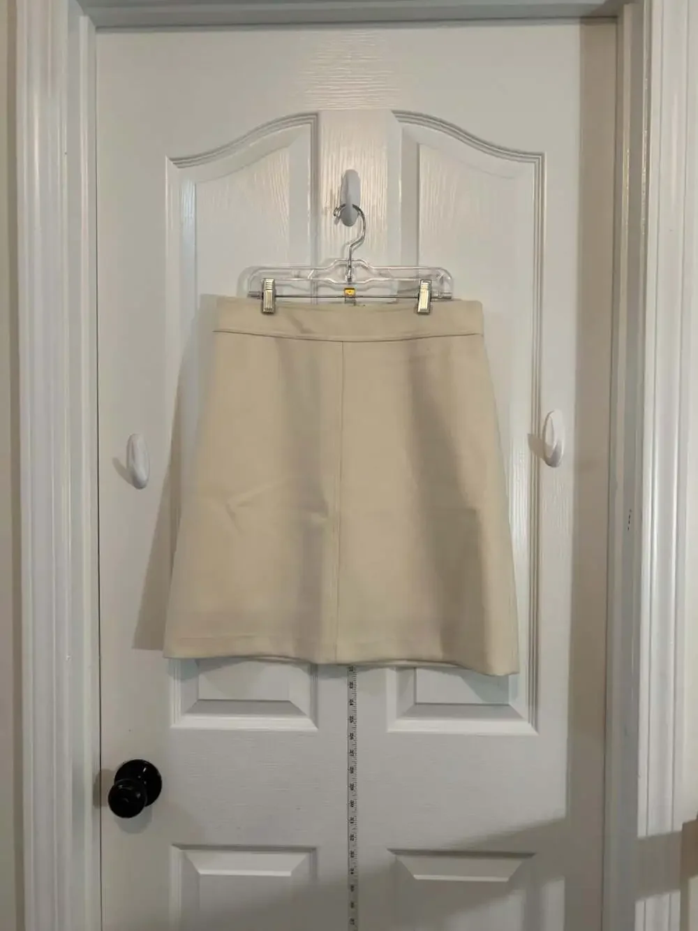 J.Crew Ivory Ponte Knit Pencil Skirt Women’s Size 8 Office Career Classic